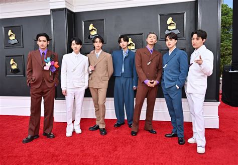 Louis Vuitton suits Grammys